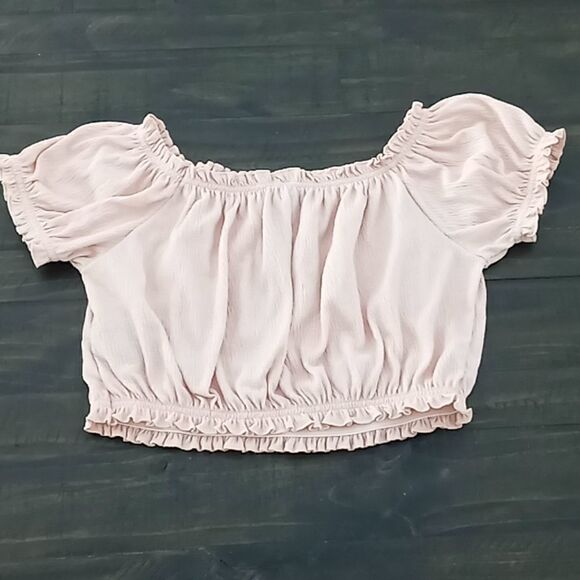 H & M pink crop top size medium - Picture 6 of 8